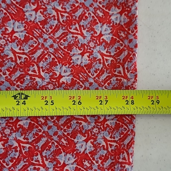 Cocomo Red & Blue Patterned Open sleeve Blouse size 2X - Picture 8 of 8
